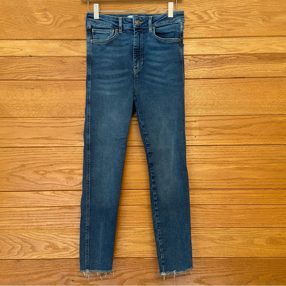 We the Free Free People High Waist raw hem skinny jeans - Picture 2 of 5